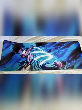 Blue Anime Character Art Print - Unbranded